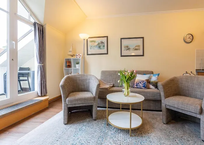 Duenenpark - Komfort Mit 1 Schlafzimmer Und Balkon Im Dachgeschoss 207 Binz